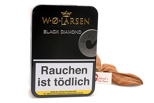 W.Ø. Larsen Black Diamond Pfeifentabak 100g Dose  W.Ø. Larsen Black Diamond Pfeifentabak 100g Dose